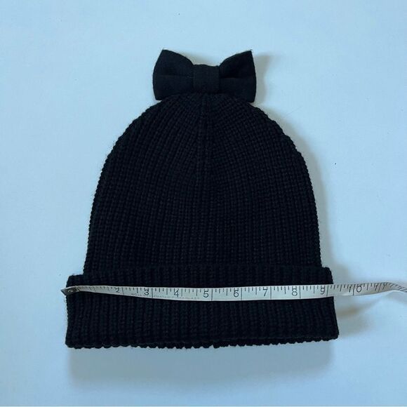 Kate Spade Bow Top Beanie Hat - Picture 5 of 6